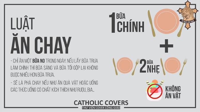 Ăn chay đúng cách theo đạo Công giáo