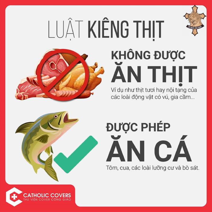 Ăn chay đúng cách theo đạo Công giáo