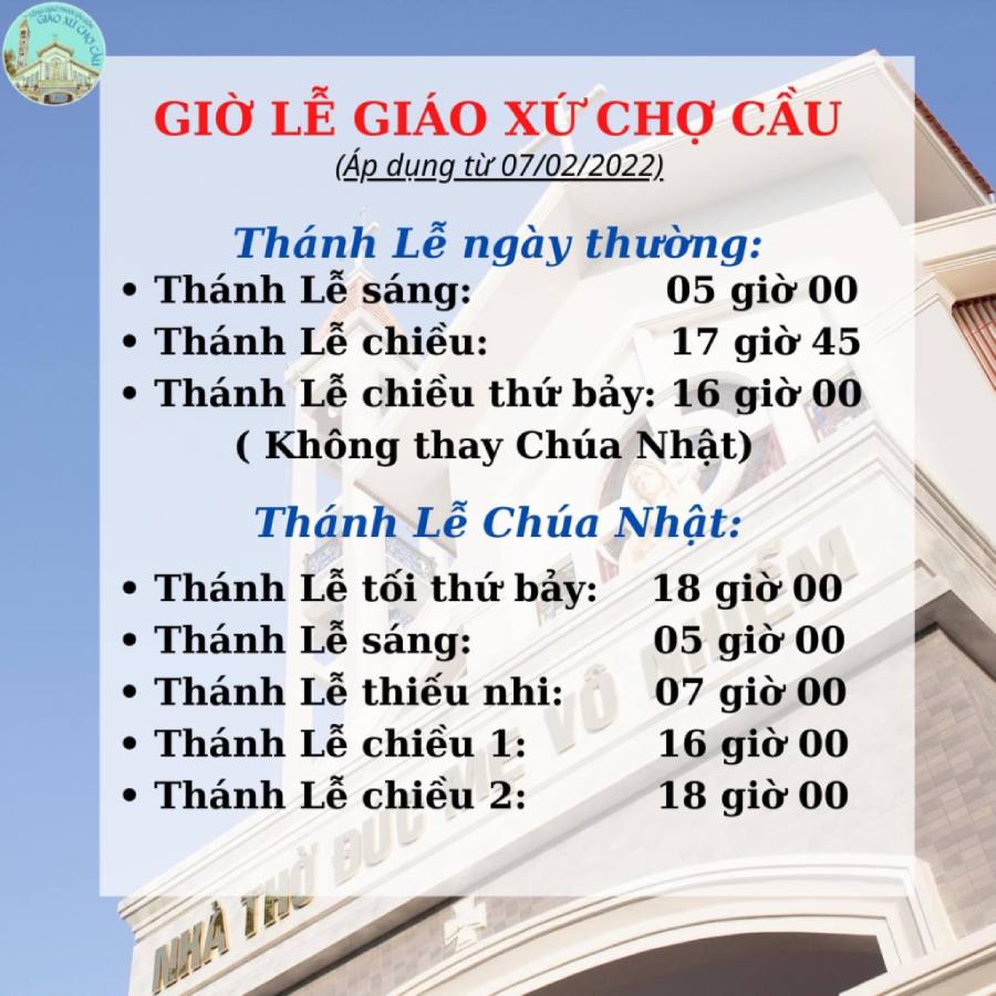 Giáo xứ Chợ Cầu