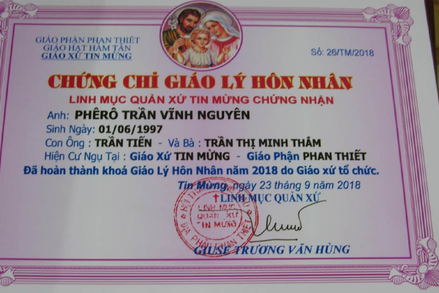 thu-tuc-lay-vo-theo-dao-thien-chua-can-chung-nhan-giao-ly-hon-nhan